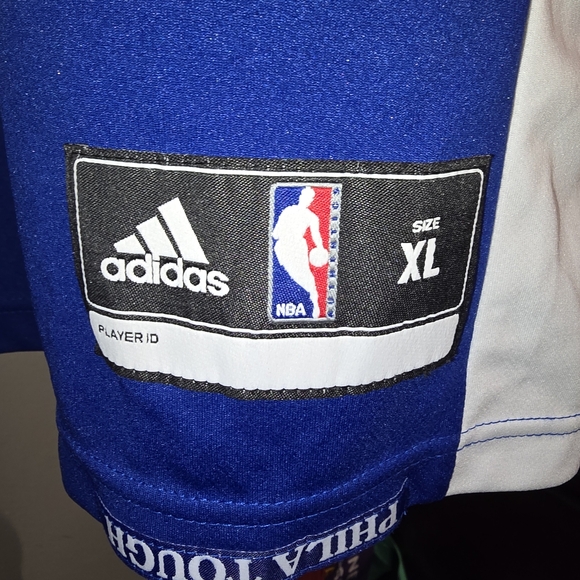 NWT Adidas Mens Philadelphia 76ers Simmons #25 Blue Dri-Fit Jersey Size XL - Picture 5 of 7